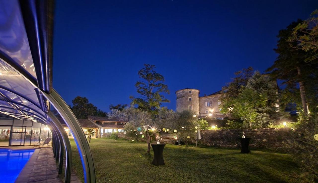 Chateau De Mauras Chomerac Bagian luar foto