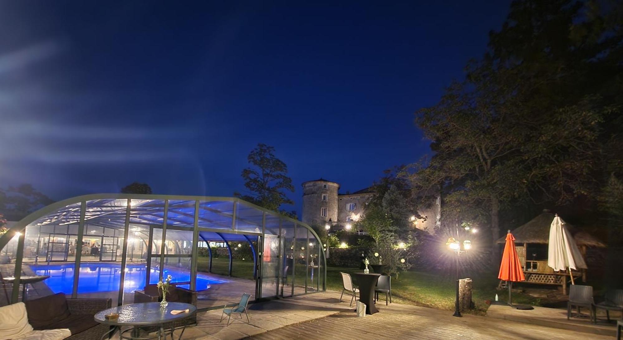 Chateau De Mauras Chomerac Bagian luar foto