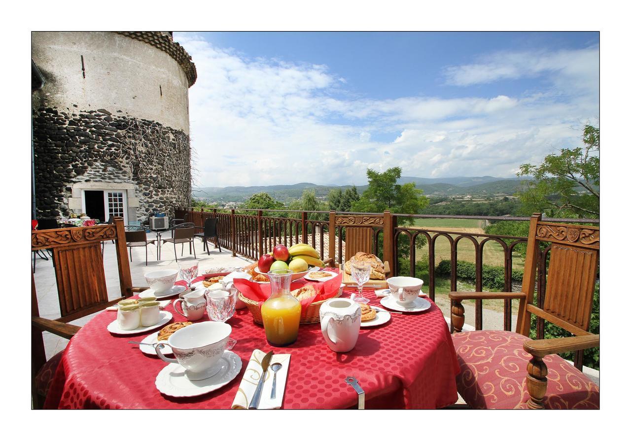 Chateau De Mauras Chomerac Bagian luar foto